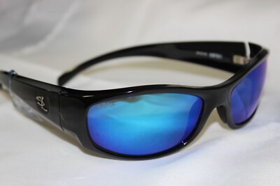 Salt Life Tortola Gloss Black Smoke Blue Zeiss  Polarize $169 Salty NWT Saltlife