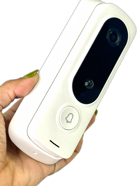 WiFi DOORBELL  INTERCOM VIDEO CAMERA Door Ring Bell Wireless WHITE-image