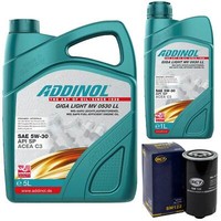 MotoröL Set Addinol 5W-30 MV 0530 LL 6 Liter + ÖLfilter FüR VW Transporter IV