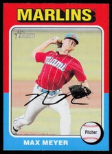 2024 Topps Heritage Max Meyer #492 BASEBALL Miami Marlins