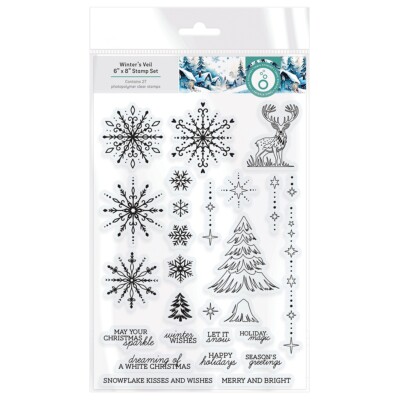 Tonic Studios Stamp Set-Winter's Veil (Pack of 1)