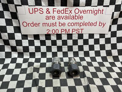 LOT OF 2, PARKER Male Connector 3/4'' T X 3/4'' Npt,12-12 FBZ-SS, 1212FBZSS R#6