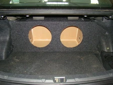 2009-2019 Toyota COROLLA Custom 2-12" SUB BOX Subwoofer Enclosure By ZEnclosures