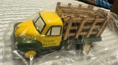 Dept 56 Snow Village Firewood Delivery Truck Holiday Farms w/ Box Christmas NOS