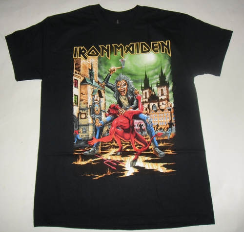 ORIGINAL IRON MAIDEN Prague World Tour 2025 GILDAN-T-Shirt Run For Your Lives 25 - Bild 1 von 3
