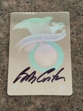 BOB COSTAS 2018 FORD FRICK AWARD SIGNED 1991 UPPER DECK AMERICAN LEAGUE HOLOGRAM