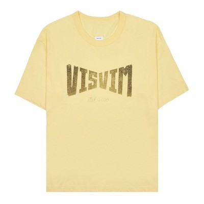 Visvim Kurzarm T-Shirt mit Heritage Logo Print YELLOW 87955794
