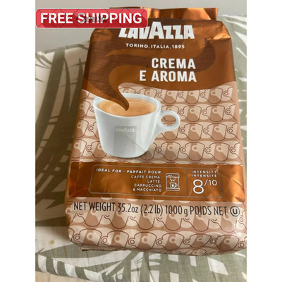 Lavazza Crema e Aroma Whole Bean Coffee, Medium Roast 2.2 lbs bag, FREE SHIPPING