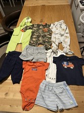baby boy clothes 6-9 months lot Of 9 Pieces, used, Clean  30 