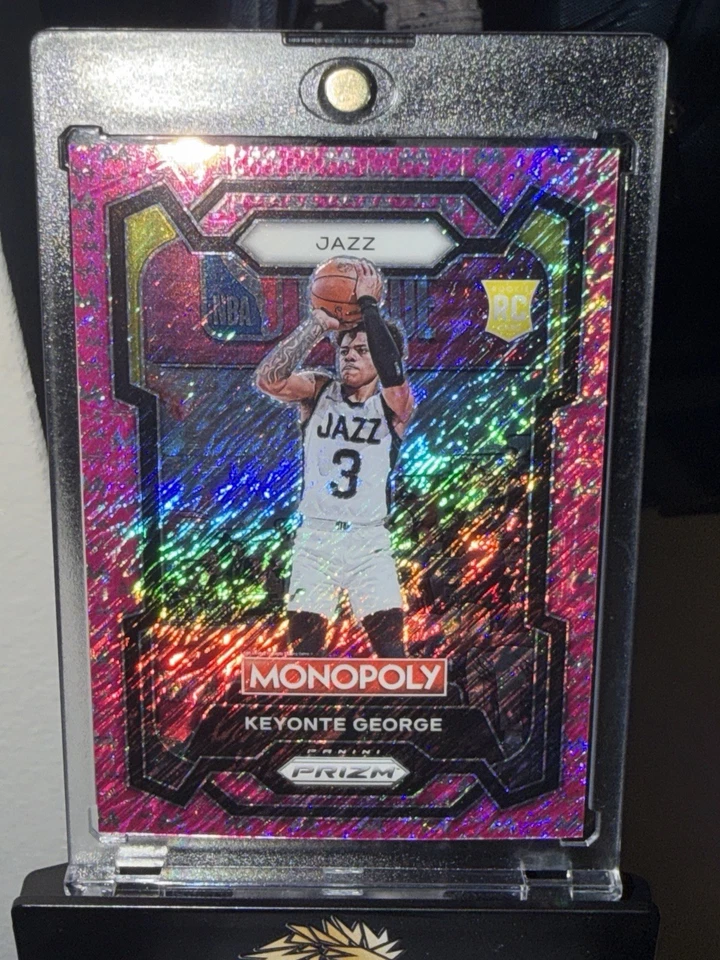 Keyonte George RC Monopoly Prizm Pink Millionaire shimmer #1/5 - Image 2 of 3