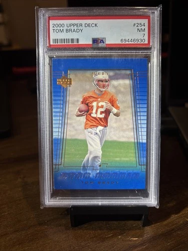2000 Upper Deck Star Rookie Tom Brady #254 (RC) PSA 7