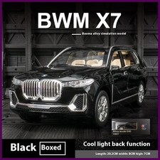 1:24 BMW X7 SUV Car Model Diecast Vehicles Alloy Toy Simulation With Six.