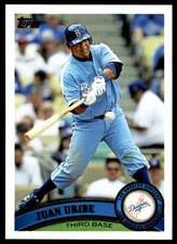 2011 Topps Update US303 Juan Uribe Los Angeles Dodgers Baseball Card