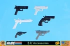 GI JOE ARAH - Pistol Lot ot 6 - Original 3 3/4 - [ARAH-326]