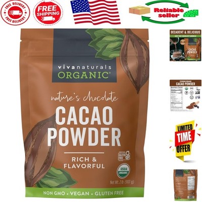 Rich Dark Chocolate Cacao Powder, 2 lb   , Gluten-Free, Keto-Friendly