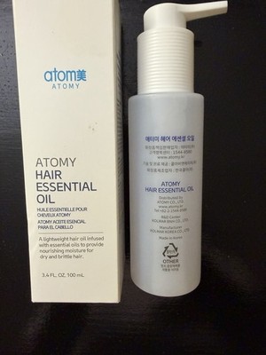 Atomy Hair Essential Hair Oil, Oil Formulation, 3.4 fl oz / 100 mL