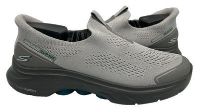 Skechers Men's Slip-Ins Go Walk 7 Hyper Pillars Walking Shoes Gry Size:8 171D