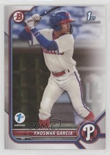 2022 Bowman 1st Edition Yhoswar Garcia #BPPF-90 0l0m