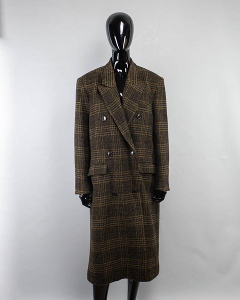 Women Isabel Marant Coat Khaki Wool M