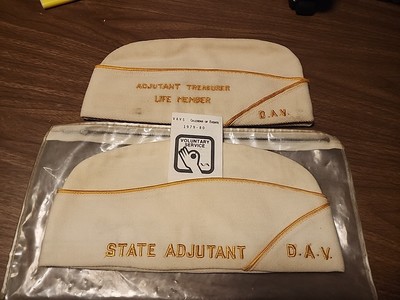 2 Vintage D.A.V. Dep Of Ohio Member  Cap