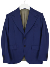 SUITSUPPLY La Spalla Blazer Men's UK 38S Peak Lapel Formal Wool Lined