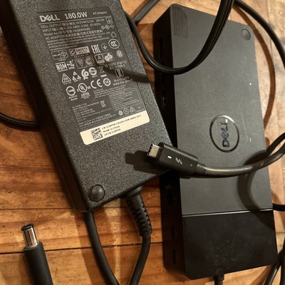 OEM Dell Thunderbolt Dock WD22TB4 W/ 180watt Power Supply. Docking Station. 