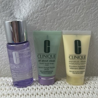 CLINIQUE Foaming Sonic Face Soap, Makeup Remover & Dramatically Different Lotion