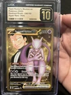 Pokemon Team Rocket's Mewtwo ex Destined Rivals Hyper Rare #240 CGC Pristine 10