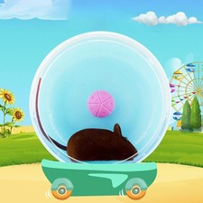 Hamster Wheel Small Animal Running Disc Toys Cute Plastic Jogging Exercise Wh-J4