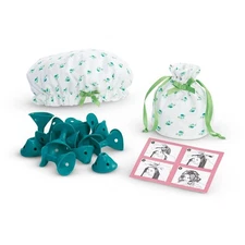 American Girl Maryellen’s Hair Styling Set Doll Spoolies Curlers New In Box