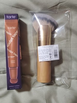 Tarte Sculpt Tape and Sculpting Cheek Brush New In Box / Package