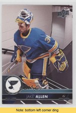 2017-18 Upper Deck Jake Allen #160 READ 2a1