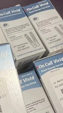 100 Test Strips On Call Vivid Blood Glucose strips