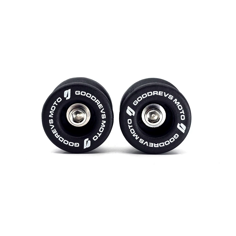 Carretes basculantes Goodrevs™ M6 soporte de paddock bobinas POM aptas para Yamaha Ducati Aprilia Foto 3 de 4