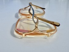 Vintage Eyeglasses Frames Only Made In Japan Marchon Alicia Tan