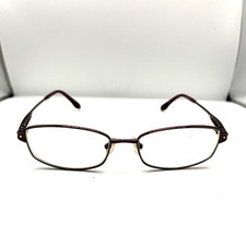 Seiko Eyeglasses Japan Designer Frames Only Brown 55-17-135