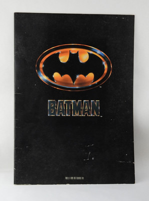 Vintage Batman Poster Book 8 pcs 16''x11'' 1989 Joker Jack Nicholson Batmobile EUC