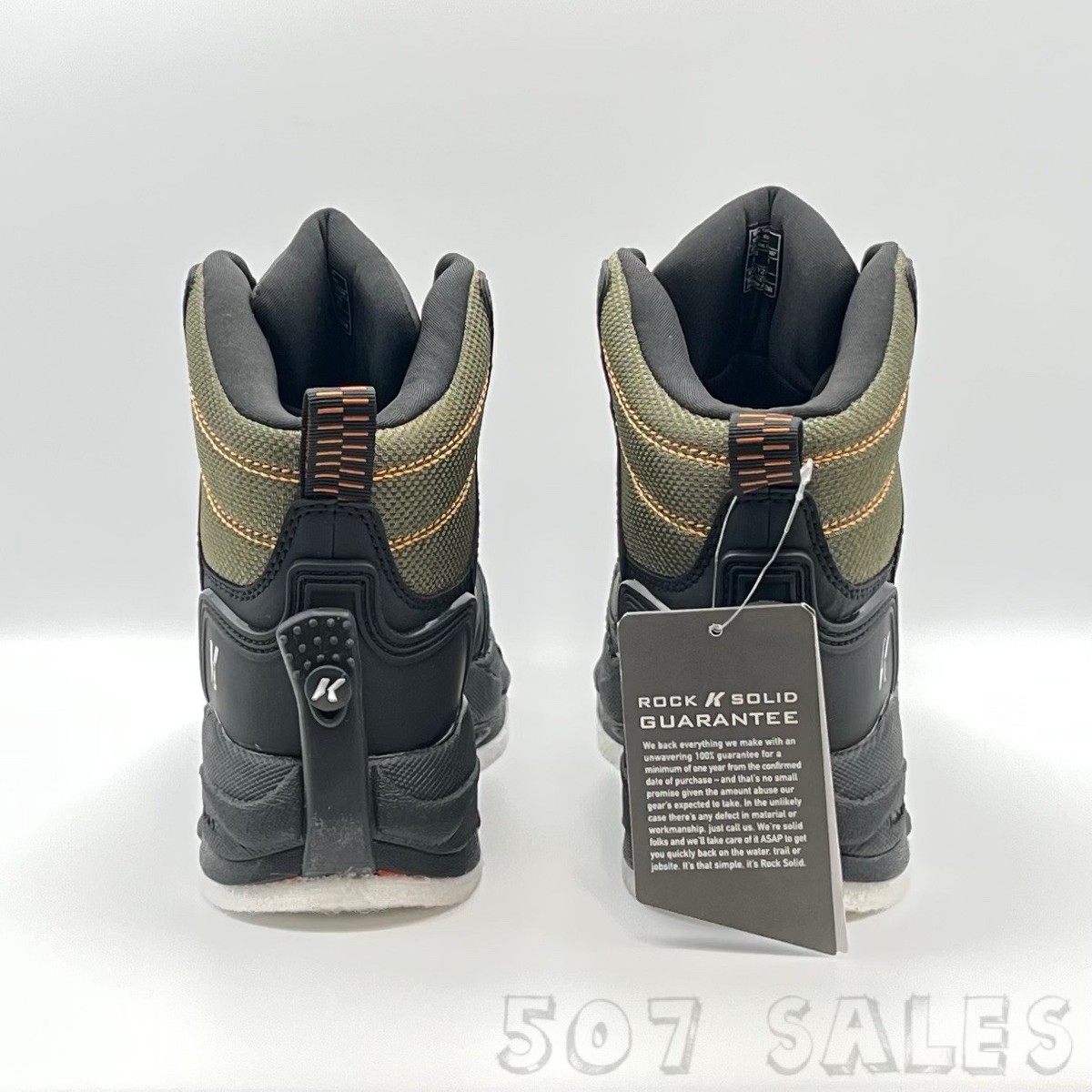 NIB Mens Korkers Greenback Wading Boots Kilng On & Felt Soles Sz 8 Men main image 4