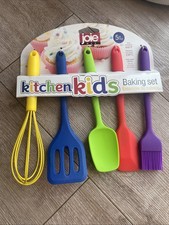 Joie 5pc KIDS BAKING SET  Silicone Cooking Utensil Set Kitchen Household Tools