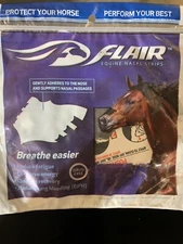Flair Equine Nasal Strips Strip Black Standard 