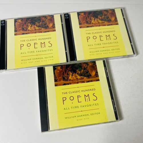 The Classical Hundred POEMS All Time Favorites Complete Audio CD Set of 5 - Picture 1 of 7
