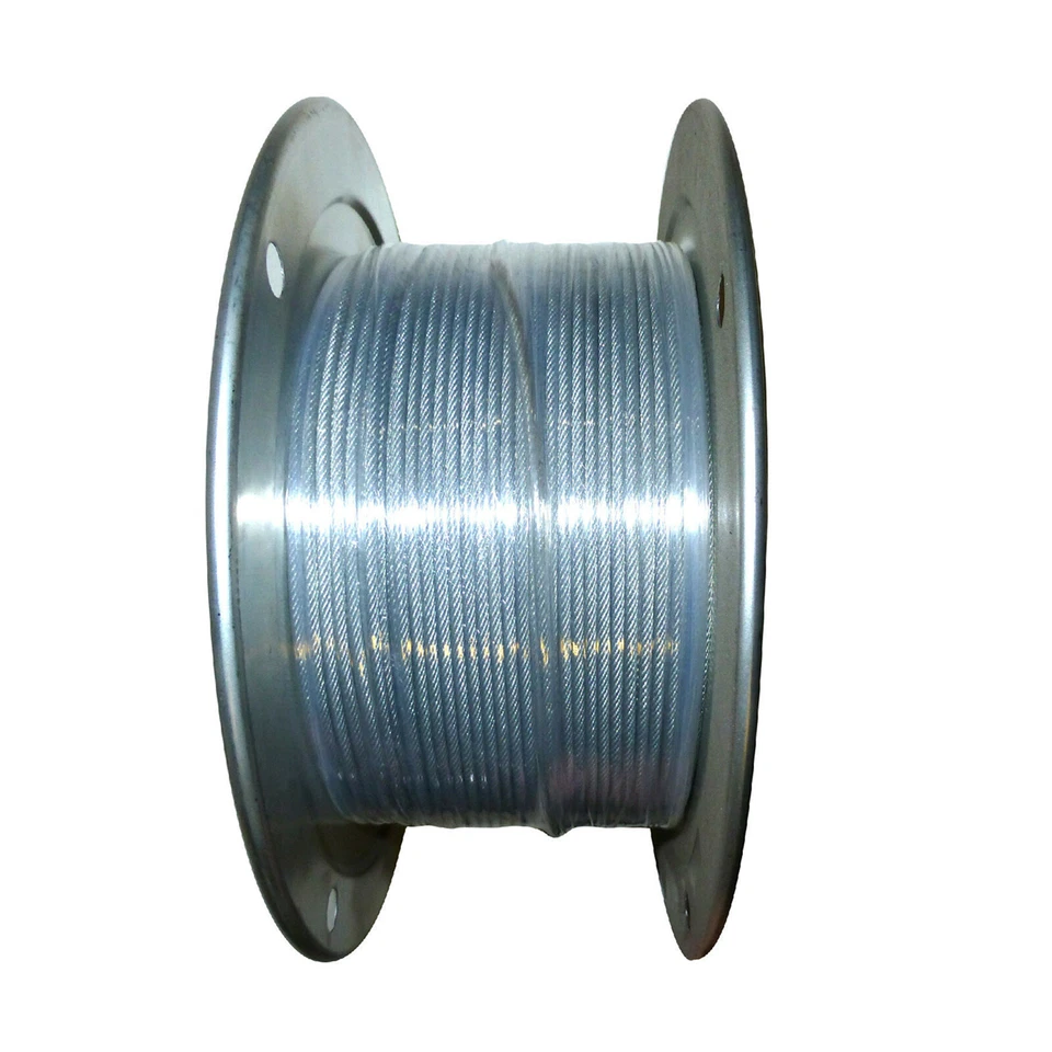 7/32" Aircraft Cable Steel Core EIPS 7 x 19 Bulk 250' Spool Galvanized