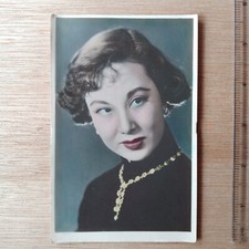 Rare 50/60s Chinese Hong Kong Movie Actress Photo Coloured - 7     