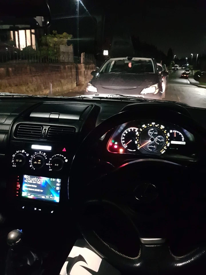 WHITE Full Dash Kit LEXUS Is200 Is300 Led Speedo Altezza Sxe10 Toyota JDM Drift - Image 4 of 4