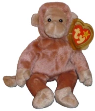 Ty Beanie Baby - BONGO the Monkey 8.5" NEW MWMTs Plush Stuffed Animal Toy