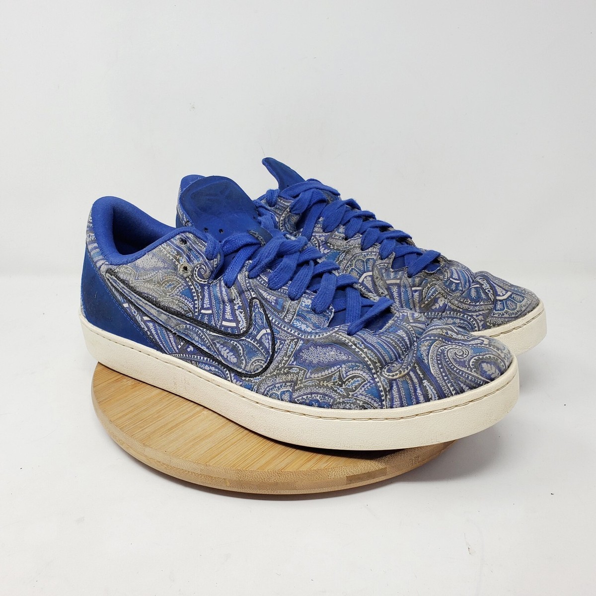 Nike Kobe 8 NSW Lifestyle Shoes Mens 9 Blue Paisley Lace Up Low
