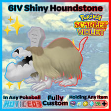✨ Shiny Houndstone 6IV ✨ Pokemon Scarlet & Violet 🚀 Fast 🚀