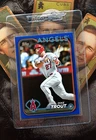 2024 Topps Mike Trout LA Angels Baseball Card. Royal Blue Parallel. #27.
