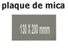 PLAQUE DE MICA A DECOUPER 130X200 MM POUR MICRO ONDE