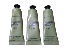 Lot of 3 Crabtree Evelyn LILY Moisturizing Hand Therapy 25g/0.9 Once